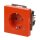 Busch-Jaeger 20 EUCBL-14-84 SCHUKO® Steckdosen-Einsatz mit LED Kontrolllicht (Thermoplast) Orange (Zsv) Ral 2004 2CKA002013A5288
