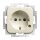 Busch-Jaeger 20 EUCBL-212 SCHUKO® Steckdosen-Einsatz mit LED Kontrolllicht (Thermoplast) Weiß 2CKA002013A5280