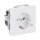 Busch-Jaeger 20 EUCBL-84 SCHUKO® Steckdosen-Einsatz mit LED Kontrolllicht (Thermoplast) Studioweiß 2CKA002013A5286