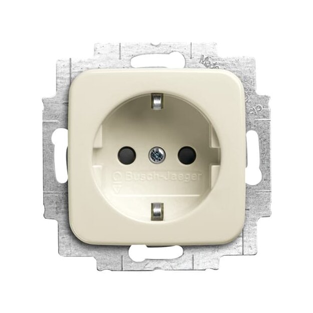 Busch-Jaeger 20 EUCBLI-212 SCHUKO® Steckdosen-Einsatz Busch-steplight® mit Nachtorientierungslicht (Thermoplast) Weiß 2CKA002013A5290