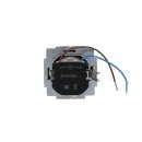 Busch-Jaeger 20 EUCBLI-83 SCHUKO® Steckdosen-Einsatz Busch-steplight® mit Nachtorientierungslicht (Kunststoff (lackiert)) Alusilber 2CKA002013A5293