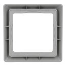Busch-Jaeger 2101-33 Abdeckrahmen 1-fach Rahmen (Thermoplast) Alusilber Allwetter 44® (IP 44) 2CKA001730A0276