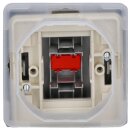 Busch-Jaeger 2107-33 Wippe mit roter Kalotte (Thermoplast) Alusilber Allwetter 44® (IP 44) 2CKA001731A1965