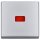 Busch-Jaeger 2107-33 Wippe mit roter Kalotte (Thermoplast) Alusilber Allwetter 44® (IP 44) 2CKA001731A1965