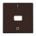 Busch-Jaeger 2108-31 Wippe mit Aufdruck, offen für Symbol (Thermoplast) Braun Allwetter 44® (IP 44) 2CKA001731A1966