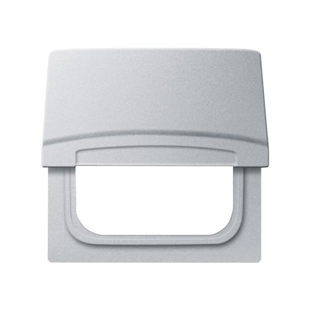 Busch-Jaeger 2118 GK-33 Zwischenring mit Klappdeckel Alusilber Allwetter 44® (IP 44) 2CKA001710A3785