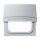 Busch-Jaeger 2118 GK-33 Zwischenring mit Klappdeckel Alusilber Allwetter 44® (IP 44) 2CKA001710A3785