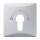 Busch-Jaeger 2155 SLPZ-33 Zentralscheibe mit Aufdruck (Thermoplast) Alusilber Allwetter 44® (IP 44) 2CKA001710A3806