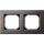 Merten 475214 M-PLAN-Metallrahmen 2-fach Rhodiumgrau