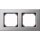 Merten 475260 M-PLAN-Metallrahmen 2-fach Platinsilber
