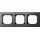 Merten 475314 M-PLAN-Metallrahmen 3-fach Rhodiumgrau