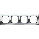 Merten 475439 M-PLAN-Metallrahmen 4-fach Chrom