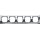Merten 475539 M-PLAN-Metallrahmen 5-fach Chrom