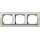 Gira 0213776 Abdeckrahmen 3-fach Zwischenrahmen Farbe Alu Gira Event Klar Sand