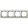 Gira 0214776 Abdeckrahmen 4-fach Zwischenrahmen Farbe Alu Gira Event Klar Sand