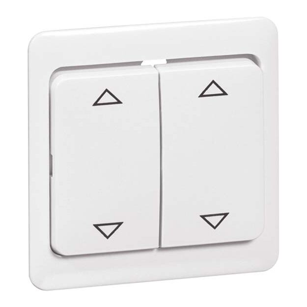 Peha 00188511 Standard Wippe Gruppentaster Reinweiß Symbol AUF und AB