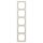Busch-Jaeger 2515-212K-102 Busch-Duro 2000® SI Linear-Abdeckrahmen 5-fach Rahmen (Duroplast) Weiß Busch-Duro 2000® SI 2CKA001725A1493