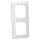 Busch-Jaeger 2512-214K-102 Reflex SI Linear-Abdeckrahmen 2-fach Rahmen (Thermoplast) Alpinweiß Reflex SI 2CKA001725A1495