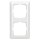 Busch-Jaeger 2512-214K-102 Reflex SI Linear-Abdeckrahmen 2-fach Rahmen (Thermoplast) Alpinweiß Reflex SI 2CKA001725A1495