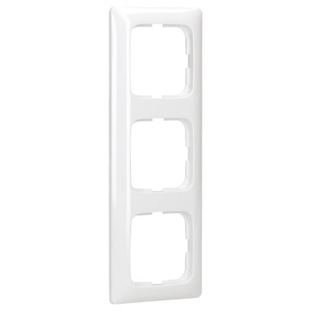 Busch-Jaeger 2513-214K-102 Reflex SI Linear-Abdeckrahmen 3-fach Rahmen (Thermoplast) Alpinweiß Reflex SI 2CKA001725A1496