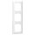 Busch-Jaeger 2513-214K-102 Reflex SI Linear-Abdeckrahmen 3-fach Rahmen (Thermoplast) Alpinweiß Reflex SI 2CKA001725A1496