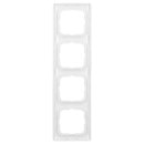 Busch-Jaeger 2514-214K-102 Reflex SI Linear-Abdeckrahmen 4-fach Rahmen (Thermoplast) Alpinweiß Reflex SI 2CKA001725A1497
