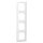 Busch-Jaeger 2514-214K-102 Reflex SI Linear-Abdeckrahmen 4-fach Rahmen (Thermoplast) Alpinweiß Reflex SI 2CKA001725A1497