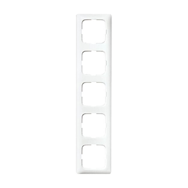 Busch-Jaeger 2515-214K-102 Reflex SI Linear-Abdeckrahmen 5-fach Rahmen (Thermoplast) Alpinweiß Reflex SI 2CKA001725A1498
