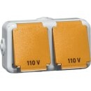 Peha 00309111 US NEMA-Steckdose 2-fach Grau 5-20 R 20 A...