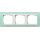 Gira 0213395 Abdeckrahmen 3-fach Zwischenrahmen Reinweiß Gira Event Opak Mint