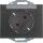 Berker 47287106 Steckdose SCHUKO 45° mit Beschriftungsfeld K.1 Anthrazit matt
