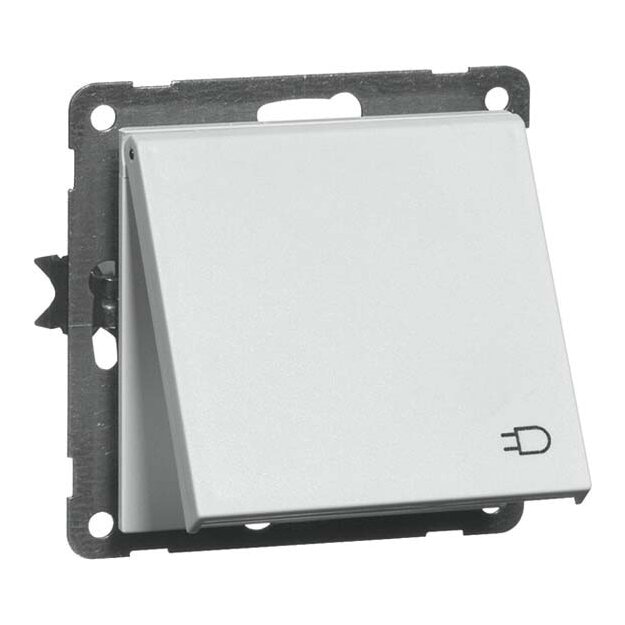 Peha 00026411 Nova Steckdose SCHUKO Reinweiß Klappdeckel