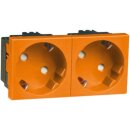 Peha 00517611 Concept 45 Steckdose SCHUKO 2-fach Orange...