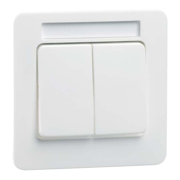 Peha 00204911 Standard Wippe Reinweiß Serie Beschriftungsfeld