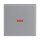 Busch-Jaeger 1789-83 Wippe mit kleiner roter Kalotte (Kunststoff (lackiert)) Alusilber future® linear 2CKA001751A2945