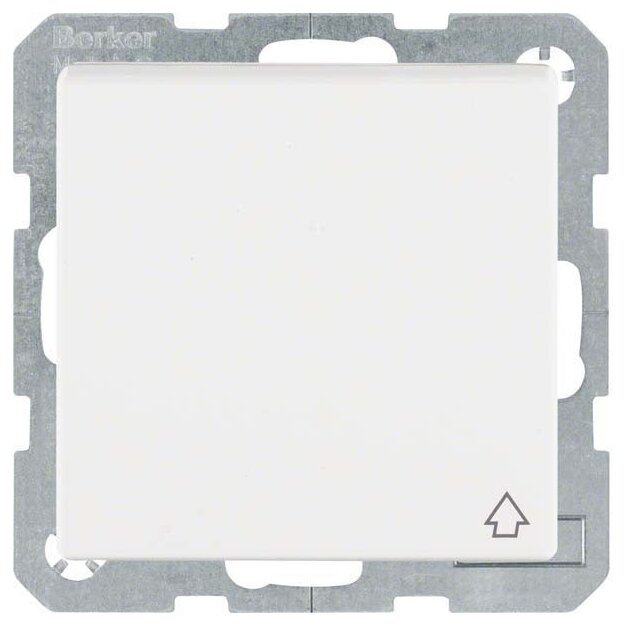 Berker 47516079 Steckdose SCHUKO mit Klappdeckel und erhöhter Berührungsschutz Q.1/Q.3 Polarweiß samt