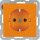 Berker 47436014 Steckdose SCHUKO Q.1/Q.3 Orange samt