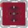 Berker 47436012 Steckdose SCHUKO Q.1/Q.3 Rot samt