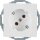 Berker 47276089 Steckdose SCHUKO 45° Q.1/Q.3 Polarweiß samt