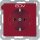 Berker 47436022 Steckdose SCHUKO mit Aufdruck Q.1/Q.3 Rot samt