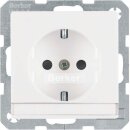 Berker 47496089 Steckdose SCHUKO mit Beschriftungsfeld...