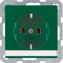 Berker 47506003 Steckdose SCHUKO mit Beschriftungsfeld...