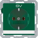 Berker 47506013 Steckdose SCHUKO mit Beschriftungsfeld...