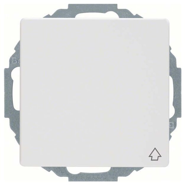 Berker 47446089 Steckdose SCHUKO mit Klappdeckel und erhöhter Berührungsschutz Q.1/Q.3 Polarweiß samt