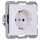 Berker 47436089 Steckdose SCHUKO Q.1/Q.3 Polarweiß samt