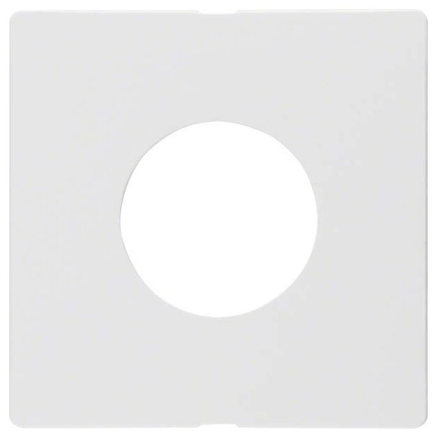 Berker 11246089 Zentralstück für Drucktaster und Lichtsignal E10 Q.1/Q.3 Polarweiß samt