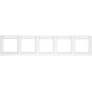 Berker 10256019 Rahmen 5-fach mit Beschriftungsfeld...