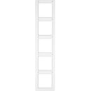 Berker 10156019 Rahmen 5-fach mit Beschriftungsfeld Q.1...
