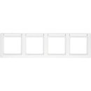 Berker 10246019 Rahmen 4fach mit Beschriftungsfeld...
