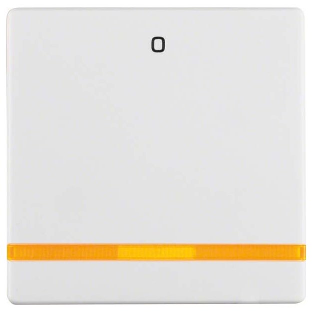 Berker 16246089 Wippe mit oranger Linse und Aufdruck 0 Q.1/Q.3 Polarweiß samt
